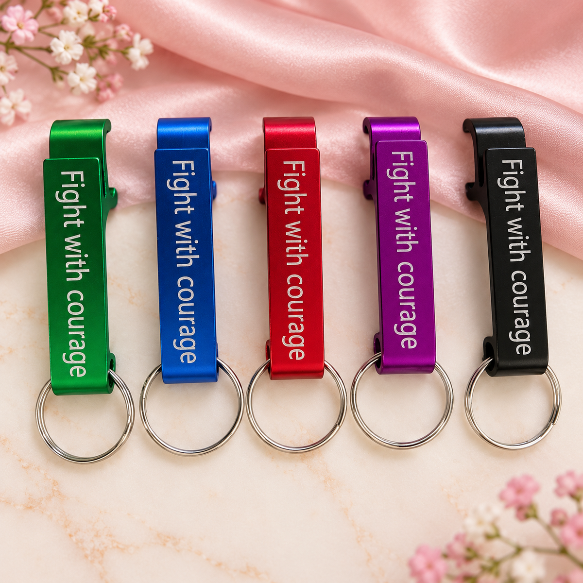 Fight With Courage – Bottle Opener Keyring